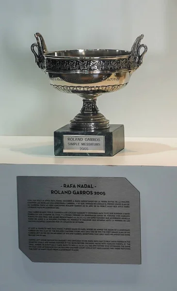 Isla Mujeres Mexique Septembre 2021 Roland Garros 2005 Trophée Simple — Photo