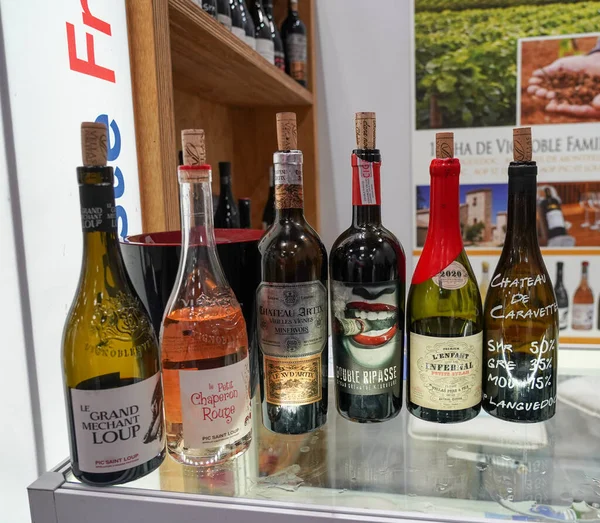 New York March 2022 French Wines Presented Taste France French — Stock Photo, Image
