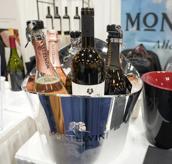 Nueva York Marzo 2022 Vinos Italianos Presentados Durante 2022 Vinexpo —  Fotos de Stock