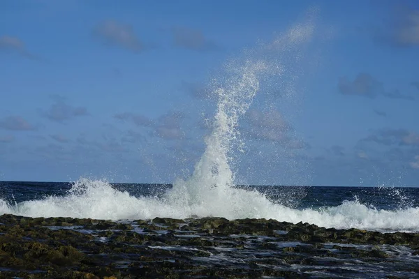 Zwaai Naar Florida Atlantic Beach — Stockfoto