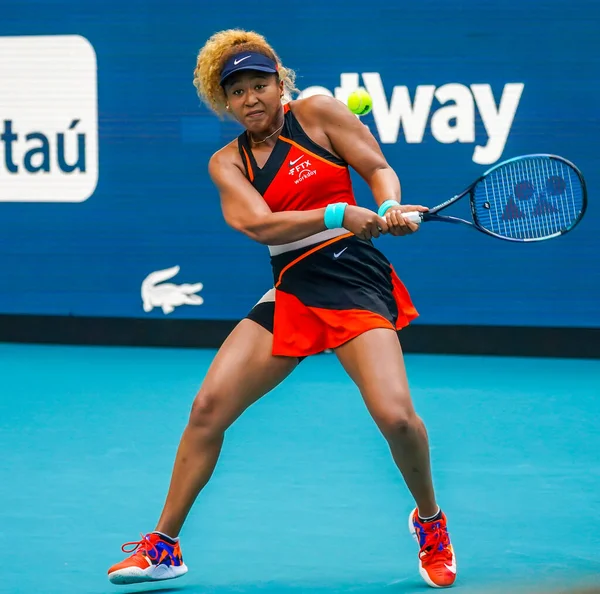 Miami Gardens Floride Mars 2022 Championne Grand Chelem Naomi Osaka — Photo