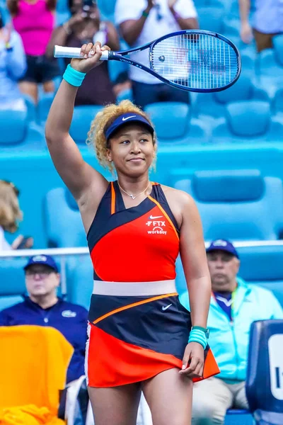Miami Gardens Florida Mars 2022 Japans Grand Slam Champion Naomi — Stockfoto