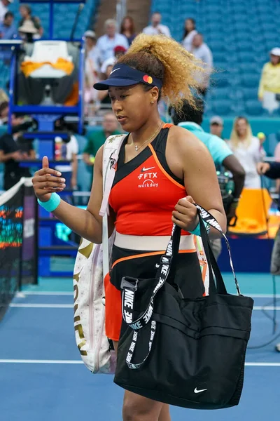 Miami Gardens Florida Maart 2022 Grand Slam Kampioen Naomi Osaka — Stockfoto