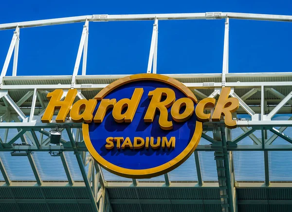 Miami Gardens Florida Kwiecień 2022 Hard Rock Stadium Podczas Turnieju — Zdjęcie stockowe