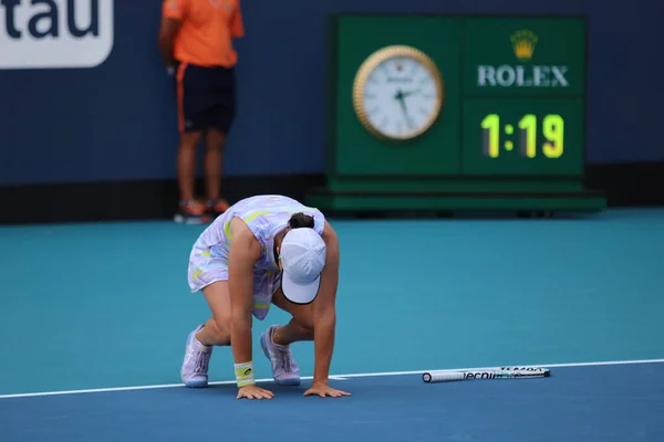 Miami Gardens Florida Abril 2022 Campeona Del Miami Open 2022 —  Fotos de Stock