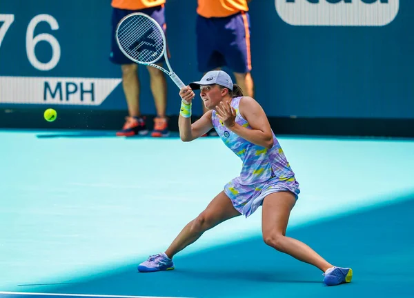 Miami Gardens Florida Abril 2022 Campeona Del Miami Open 2022 — Foto de Stock