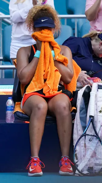 Miami Gardens Florida Mars 2022 Grand Slam Champion Naomi Osaka — Stockfoto
