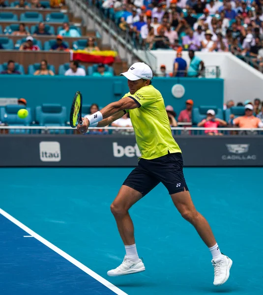 Miami Gardens Florida Kwiecień 2022 Finalista Miami Open 2022 Casper — Zdjęcie stockowe