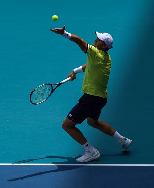 Miami Gardens Florida Abril 2022 Finalista Miami Open 2022 Casper — Fotografia de Stock