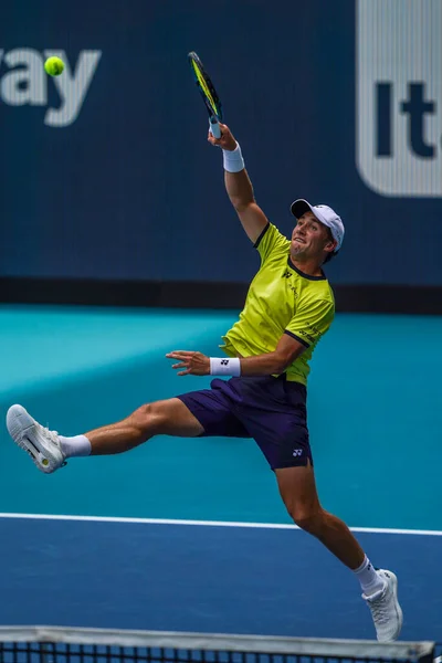 Miami Gardens Floride Avril 2022 Casper Ruud Finaliste Miami Open — Photo