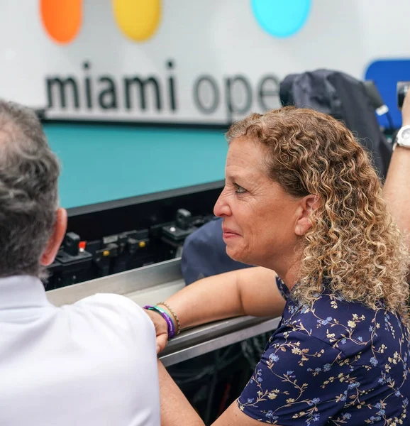 Miami Gardens Floride Avril 2022 Députée Debbie Wasserman Schultz Assiste — Photo