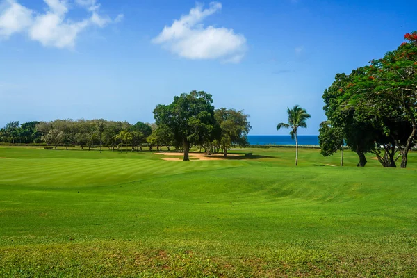 美丽的加勒比高尔夫球场 — 图库照片