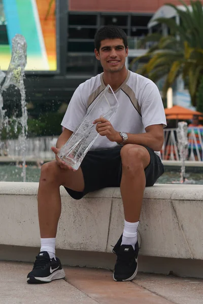 Miami Gardens Florida Aprile 2022 Miami Open 2022 Campione Carlos — Foto Stock