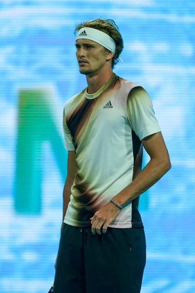 Miami Gardens Florida Março 2022 Jogador Profissional Tênis Alexander Zverev — Fotografia de Stock