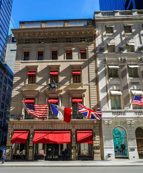 New York March 2022 Cartier Fifth Avenue Mansion Midtown Manhattan — Foto Stock