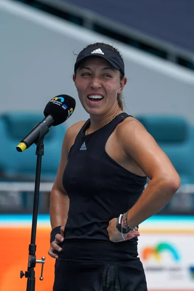 Miami Gardens Florida March 2022 Professional Tennis Player Jessica Pegula — Photo