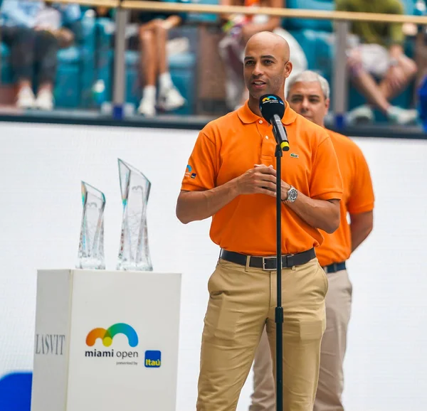 Miami Gardens Florida April 2022 Miami Open 2022 Tournament Director — Foto de Stock