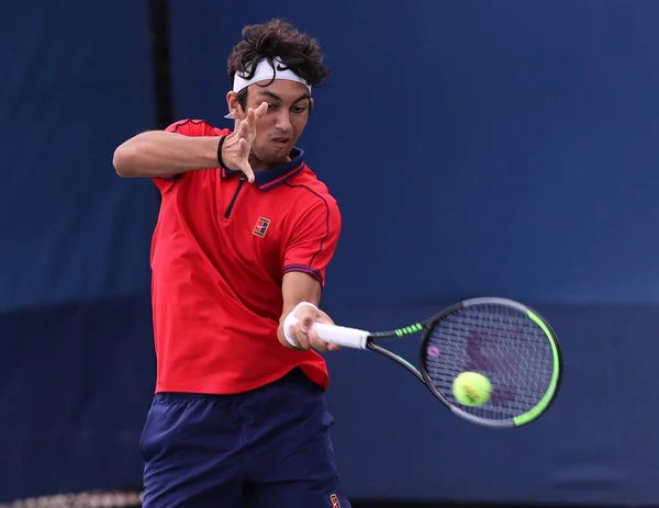 New York September 2021 2021 Open Boys Singles Champion Daniel — Zdjęcie stockowe