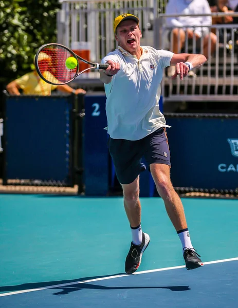 Miami Gardens Florida Mars 2022 Professionell Tennisspelare Jenson Brooksby Usa — Stockfoto