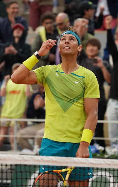 París Francia Mayo 2022 Campeón Grand Slam Rafael Nadal España —  Fotos de Stock