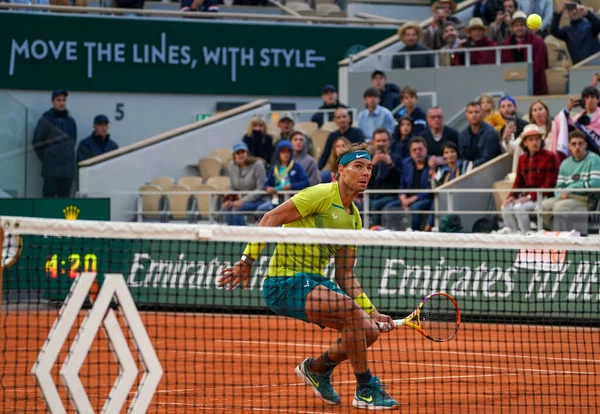 Paris France Mayıs 2022 Spanya Grand Slam Şampiyonu Rafael Nadal — Stok fotoğraf