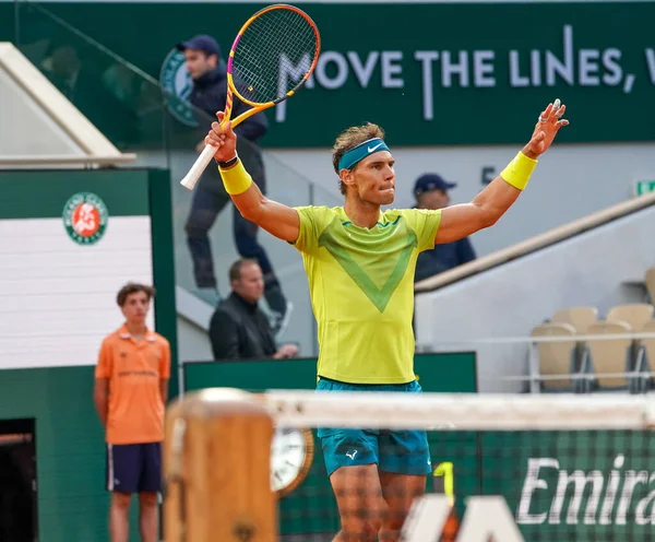 París Francia Mayo 2022 Campeón Grand Slam Rafael Nadal España — Foto de Stock