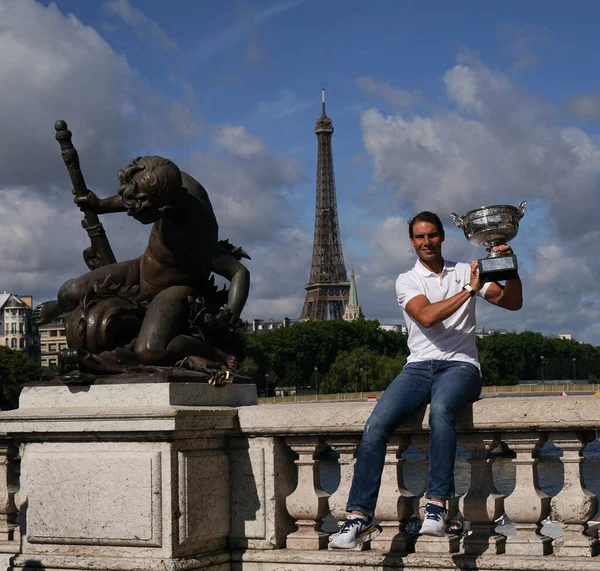 París Francia Junio 2022 Roland Garros 2022 Campeón Rafael Nadal —  Fotos de Stock