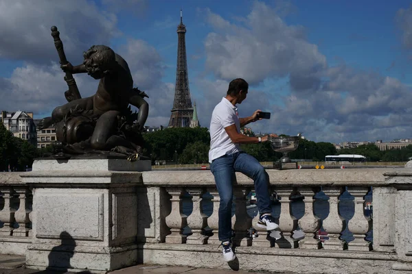 Paris France June 2022 Roland Garros 2022 Champion Rafael Nadal — Stock Photo, Image