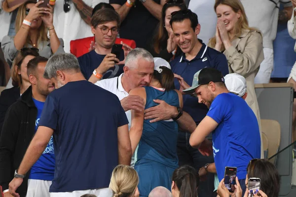 París Francia Junio 2022 2022 Campeona Roland Garros Iga Swiatek —  Fotos de Stock