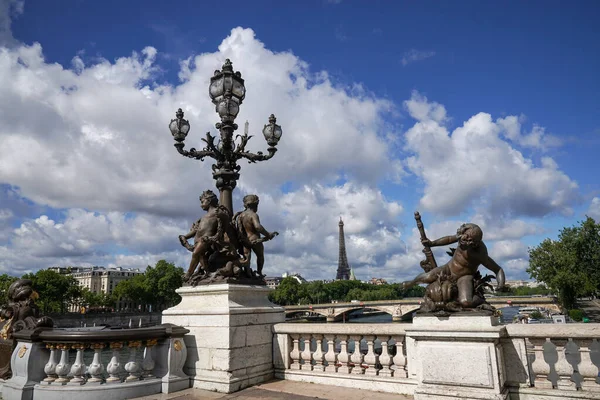 Pont Alexandre Iii Paris França — Fotografia de Stock