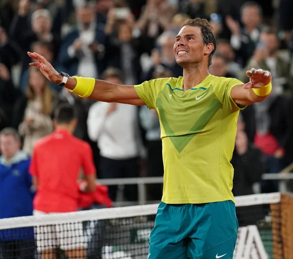 Paris França Maio 2022 Rafael Nadal Campeão Grand Slam Espanha — Fotografia de Stock
