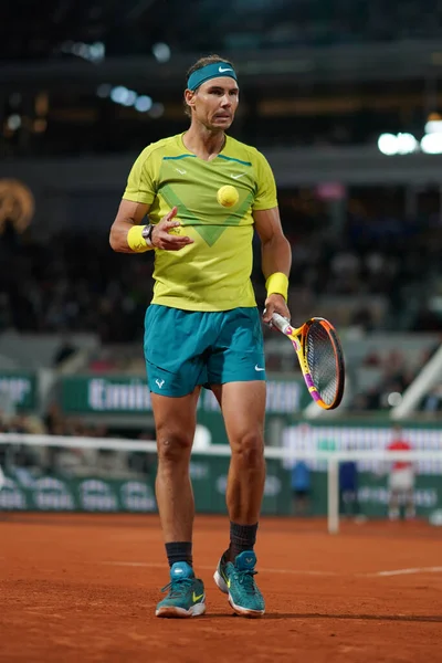 Parijs Frankrijk Mei 2022 Grand Slam Kampioen Rafael Nadal Van — Stockfoto