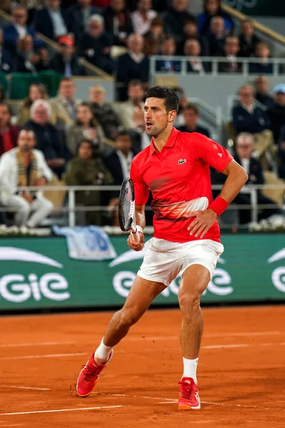 Parijs Frankrijk Mei 2022 Grand Slam Kampioen Novak Djokovic Van — Stockfoto