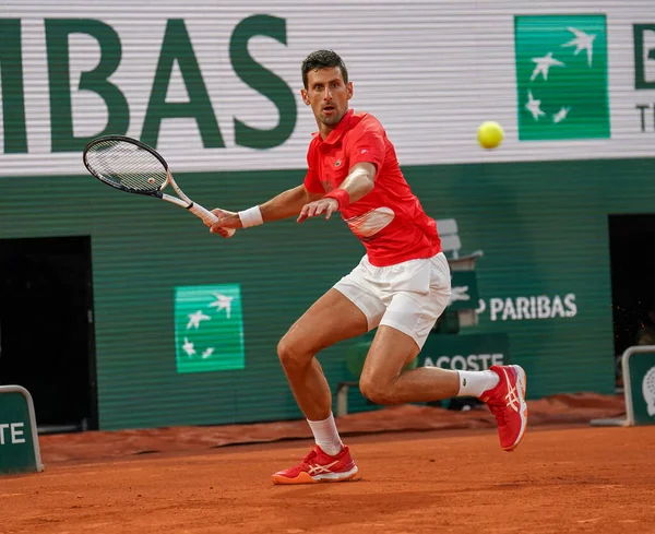 Paris Frankreich Mai 2022 Grand Slam Champion Novak Djokovic Aus — Stockfoto