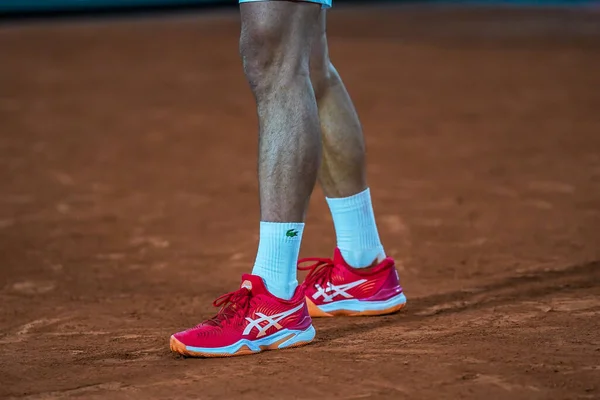 Paris Franța Mai 2022 Campionul Grand Slam Novak Djokovic Din — Fotografie, imagine de stoc