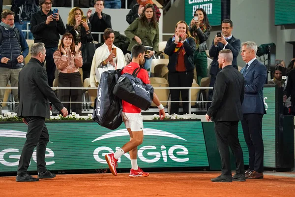París Francia Mayo 2022 Novak Djokovic Campeón Grand Slam Serbia —  Fotos de Stock