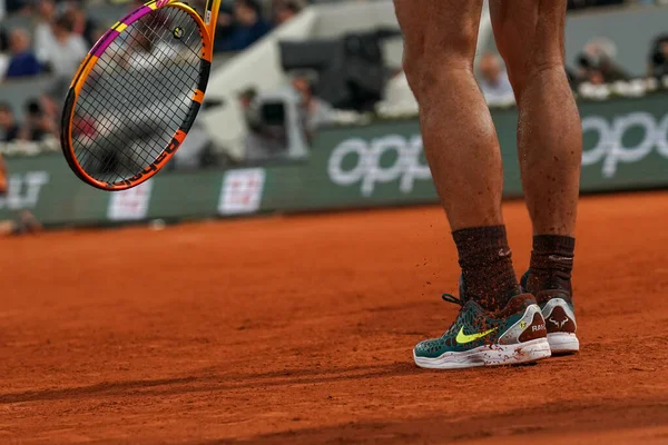 Paris France Haziran 2022 Spanya Grand Slam Şampiyonu Rafael Nadal — Stok fotoğraf