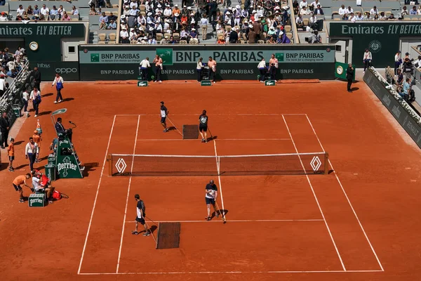 Paris France Ance May 2022 Court Philippe Chatrier Preparation Maintenance — 图库照片