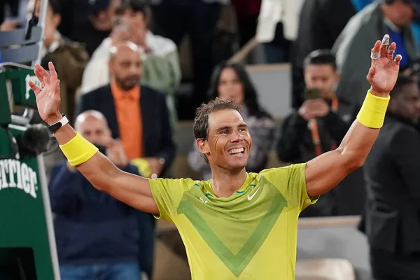 Paris França Maio 2022 Rafael Nadal Campeão Grand Slam Espanha — Fotografia de Stock