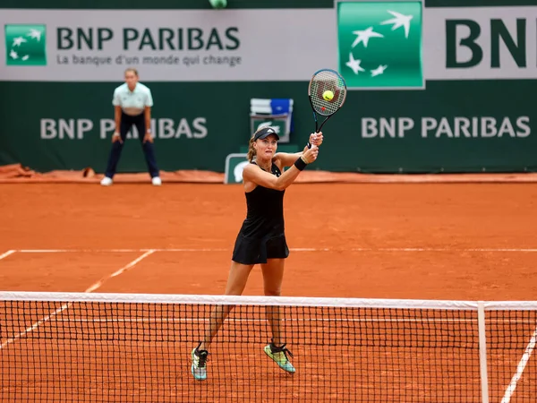 Paris France Juin 2022 Joueuse Tennis Kristina Mladenovic France Action — Photo