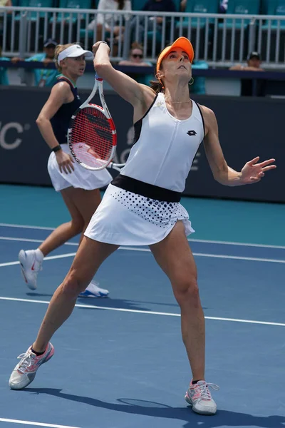 Miami Gardens Florida Mart 2022 Profesyonel Tenis Oyuncusu Alize Cornet — Stok fotoğraf
