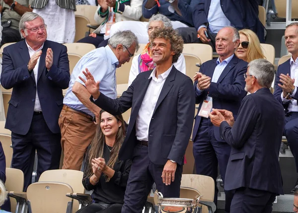 Paris Frankrike Juni 2022 Grand Slam Champion Gustavo Kuerten Från — Stockfoto