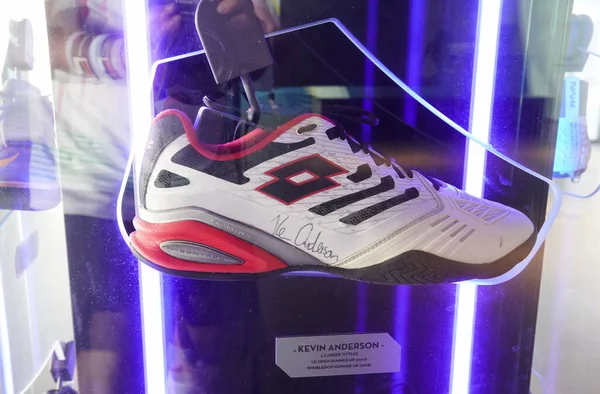 Isla Mujeres México Abril 2022 Las Zapatillas Tenis Autografiadas Kevin — Foto de Stock