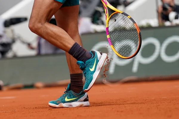 Paris Franța Iunie 2022 Campionul Grand Slam Rafael Nadal Din — Fotografie, imagine de stoc