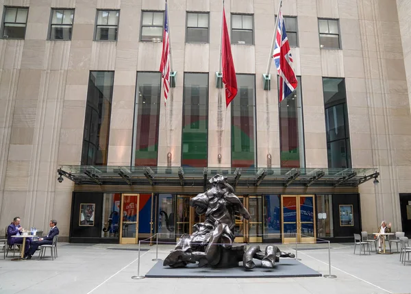 New York City May 2022 Christie Main Headquarters Rockefeller Plaza — ストック写真