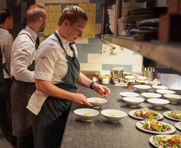 New York July 2022 Emma Bengtsson Swedish Chef Who Holds — 스톡 사진