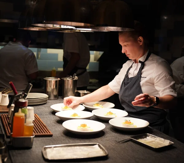 New York July 2022 Emma Bengtsson Swedish Chef Who Holds — 图库照片