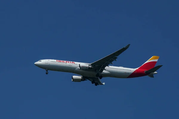 New York July 2022 Iberia Airlines Airbus A330 New York — Zdjęcie stockowe