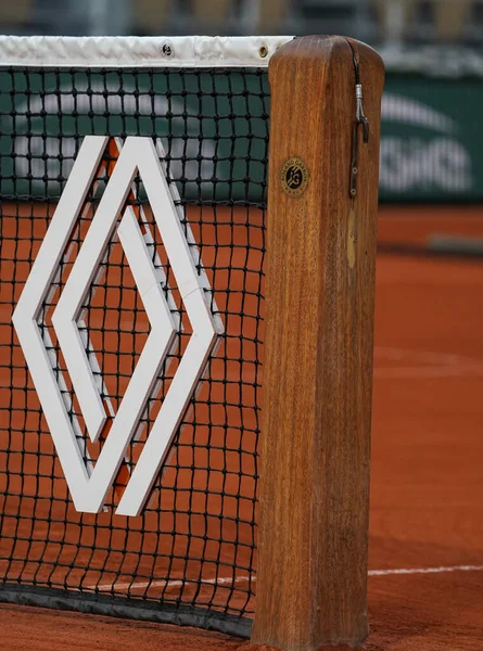 Παρισι Γαλλια Μαϊου 2022 Roland Garros Tennis Net Λογότυπο Της — Φωτογραφία Αρχείου