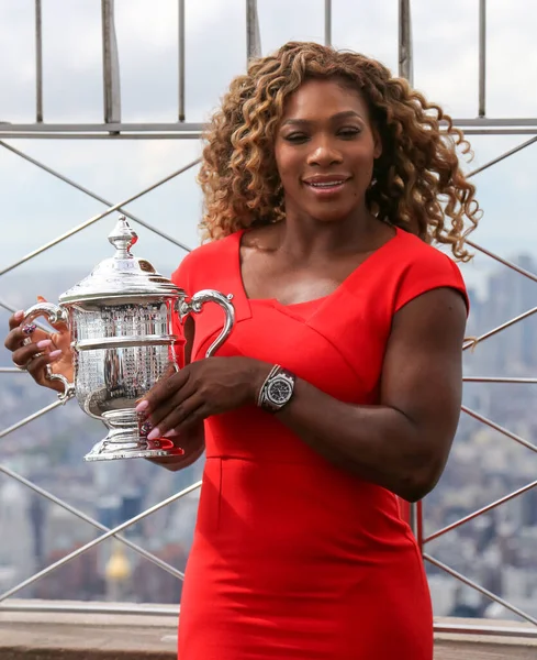 New York City September 2014 Open 2014 Champion Serena Williams — ストック写真